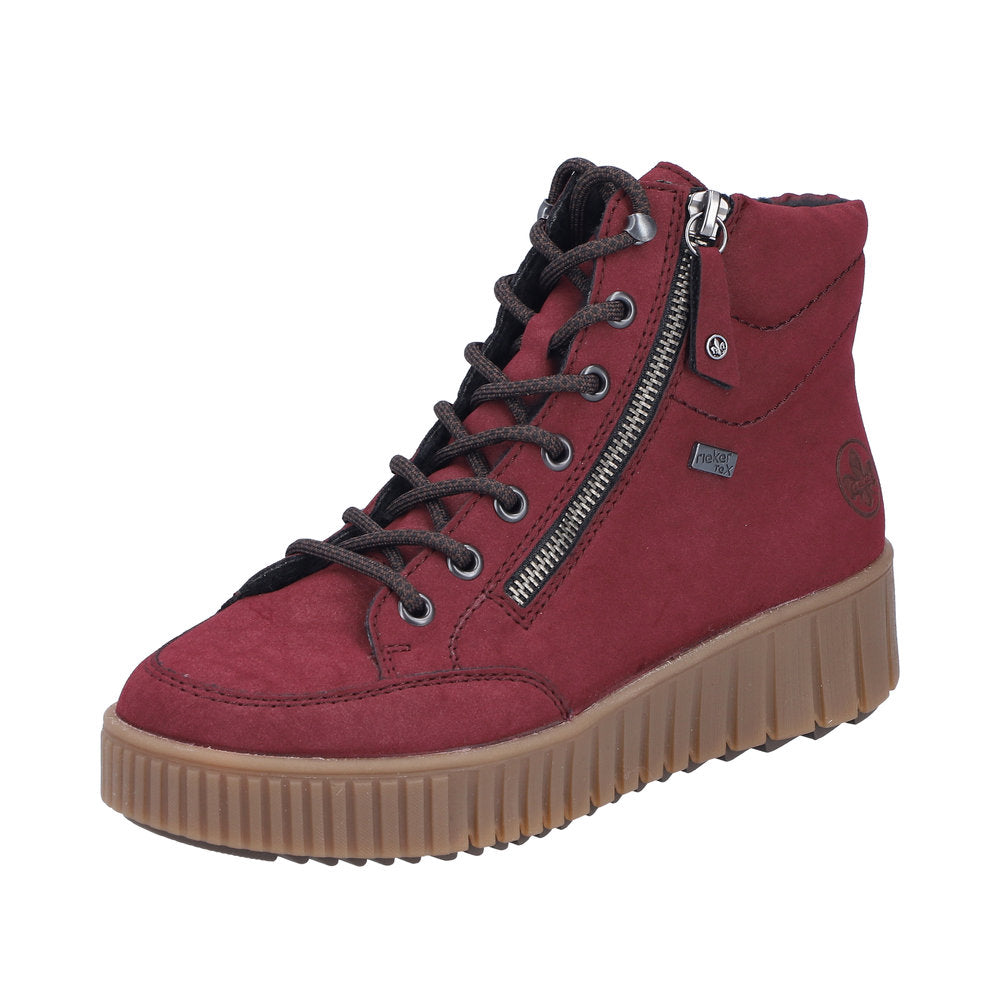 Rieker Y6104-35 Red Wine Boots