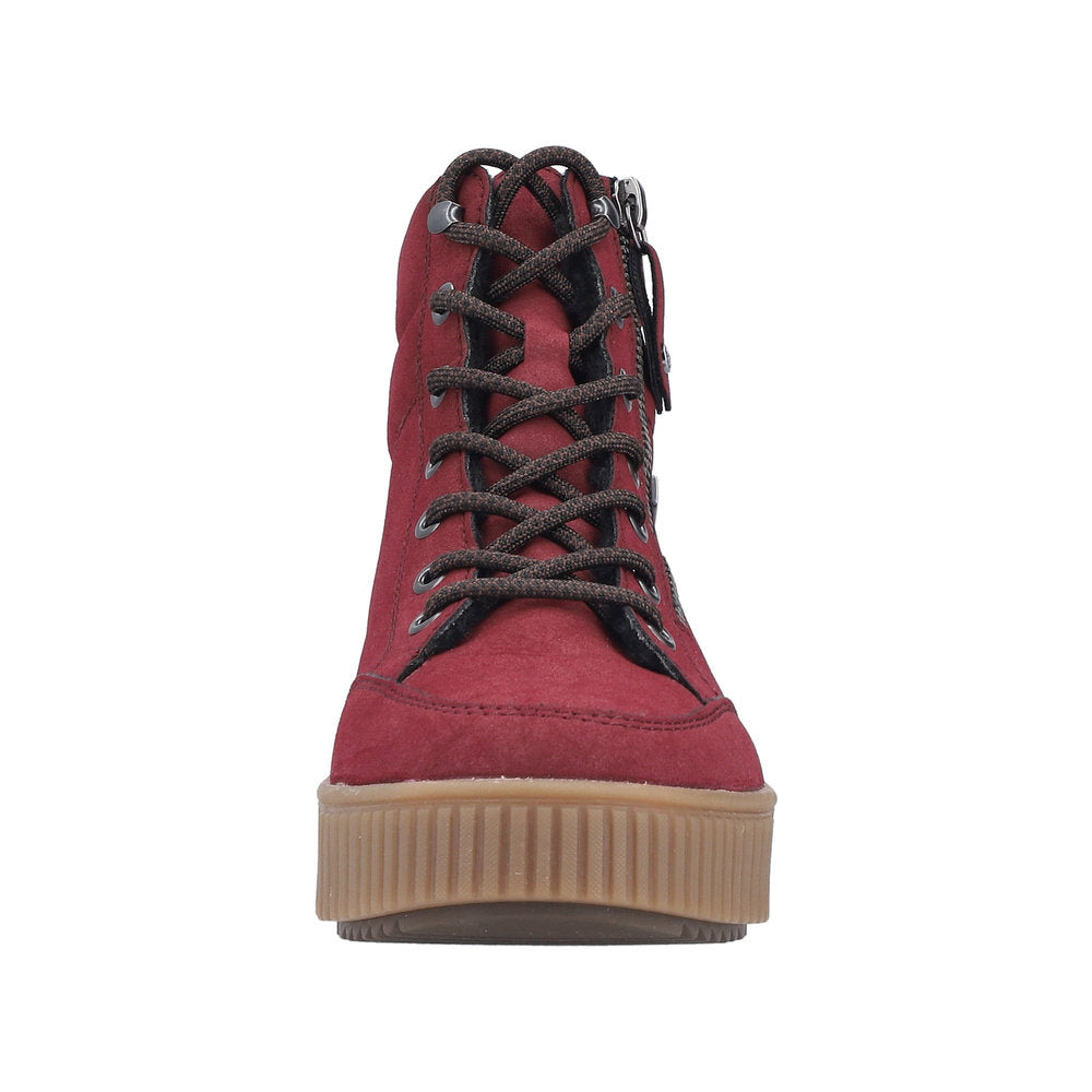 Rieker Y6104-35 Red Wine Boots