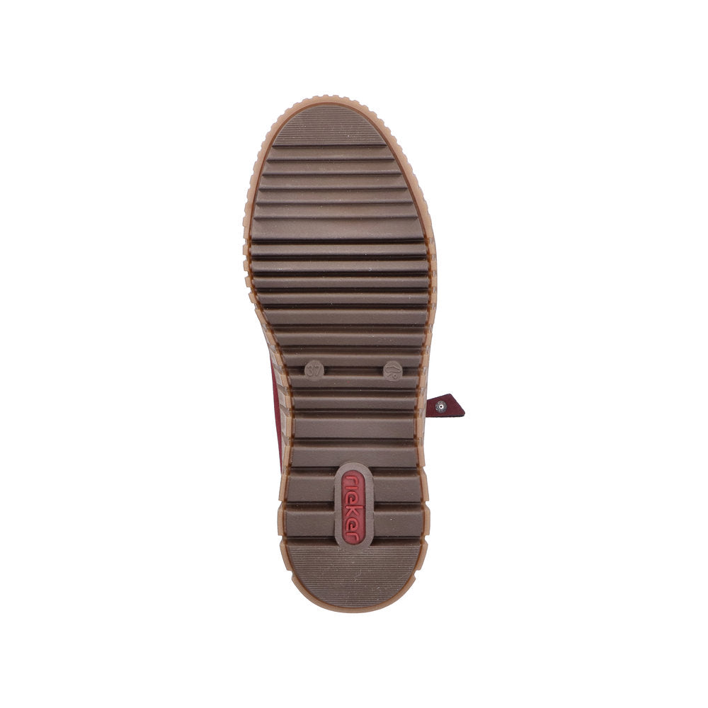 Rieker Y6104-35 Red Wine Boots