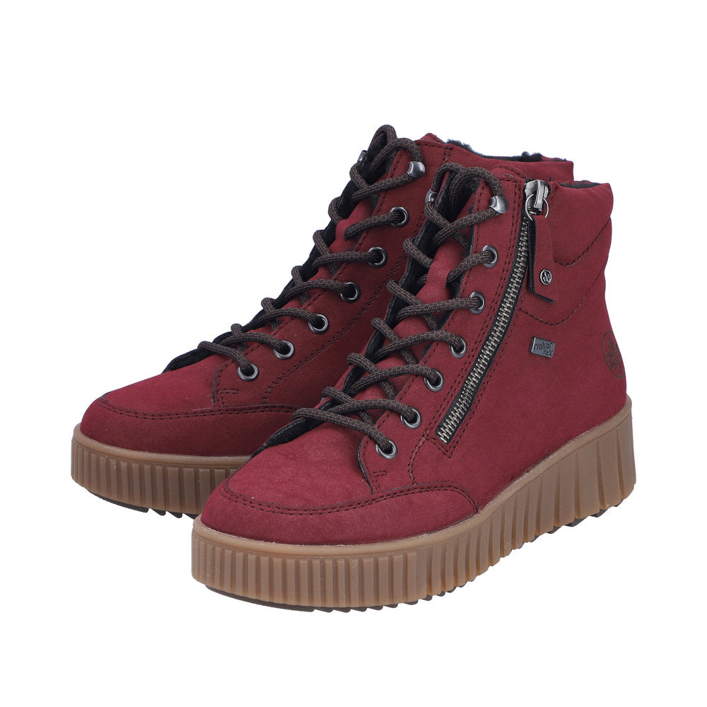 Rieker Y6104-35 Red Wine Boots