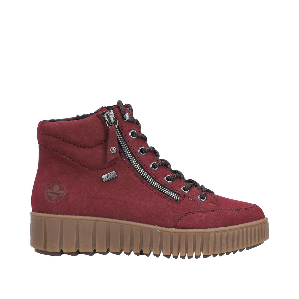 Rieker Y6104-35 Red Wine Boots