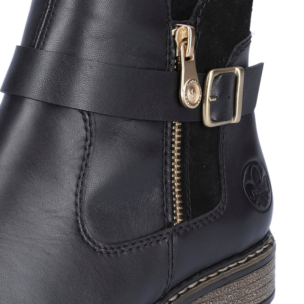 Rieker Z4959-00 Philippa Black/Black/Black Boots