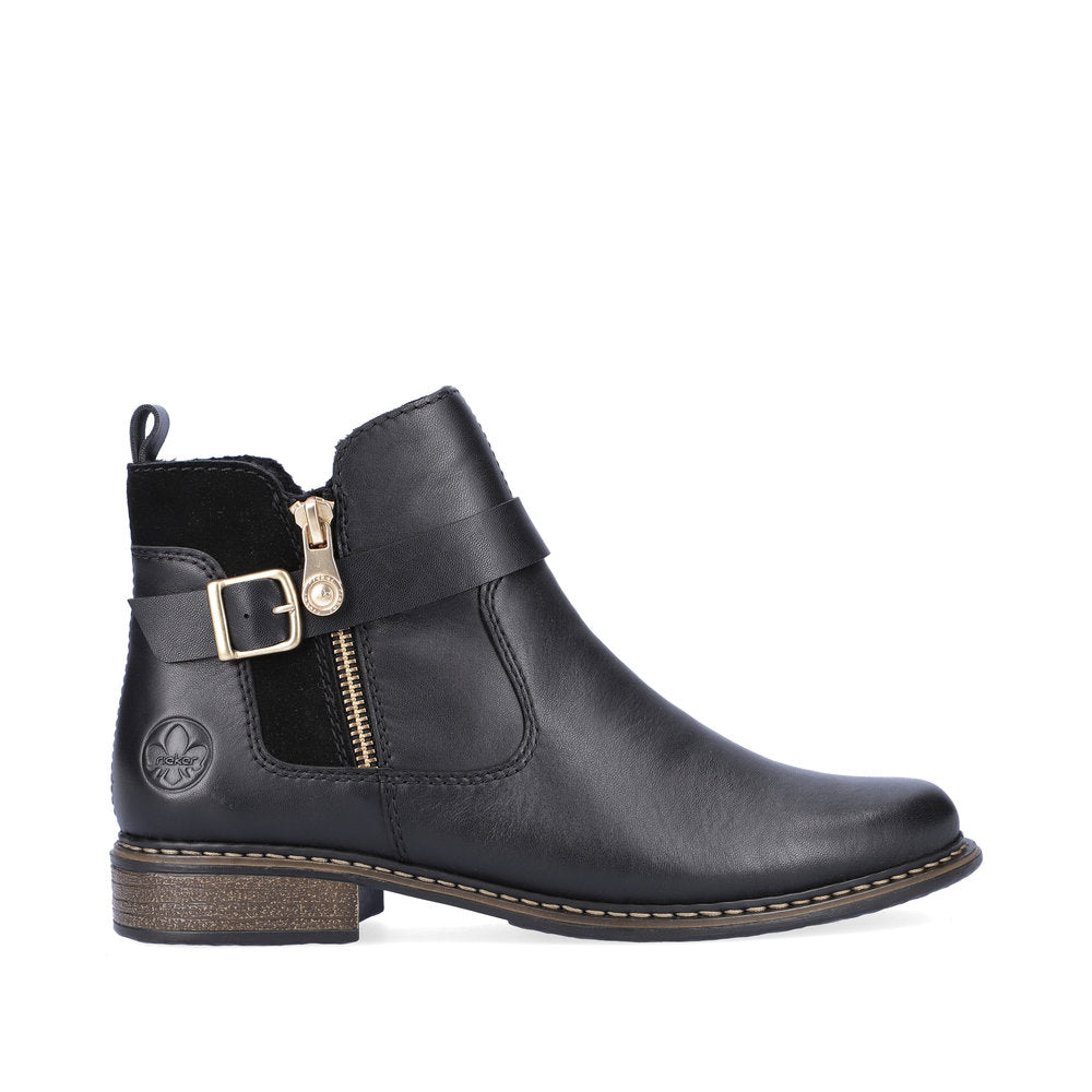 Rieker Z4959-00 Philippa Black/Black/Black Boots