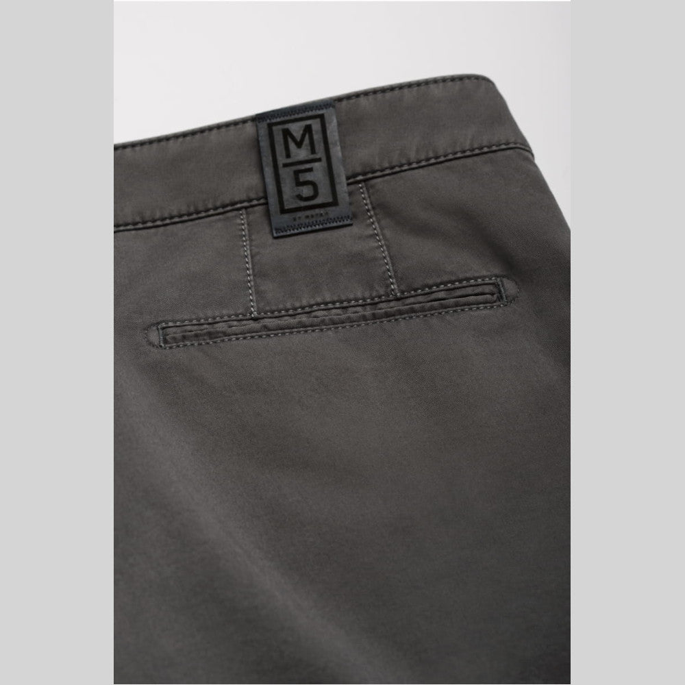 M5 By Meyer 6001 08 Charcoal Casual Cotton Chinos