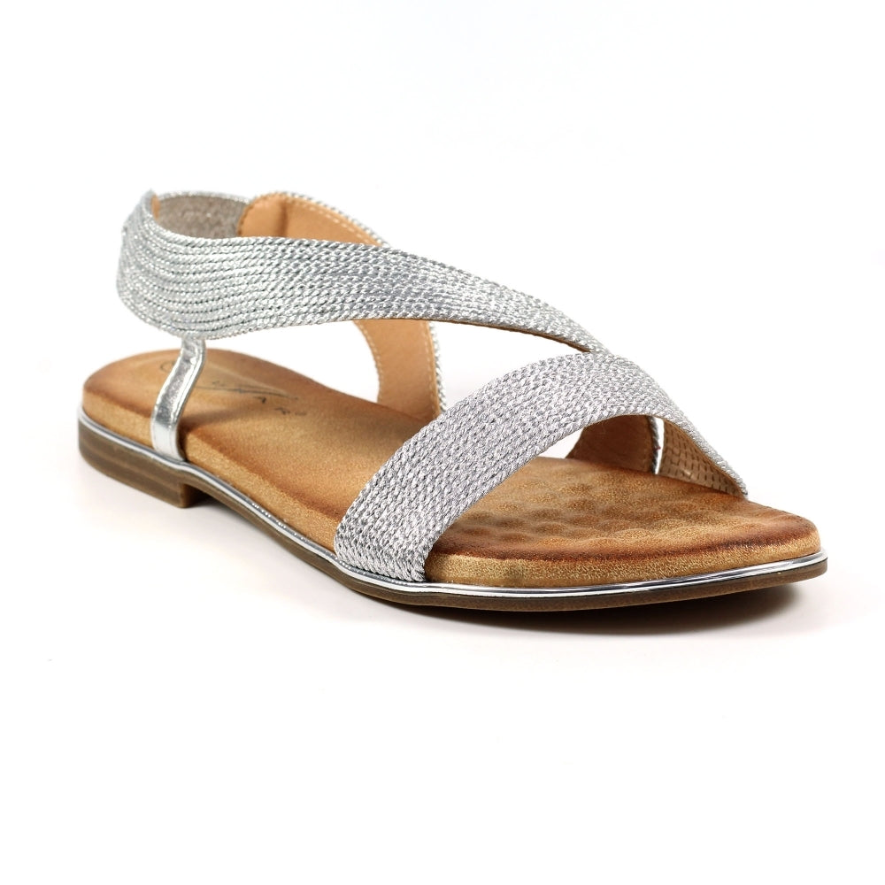 Lunar store silver sandals