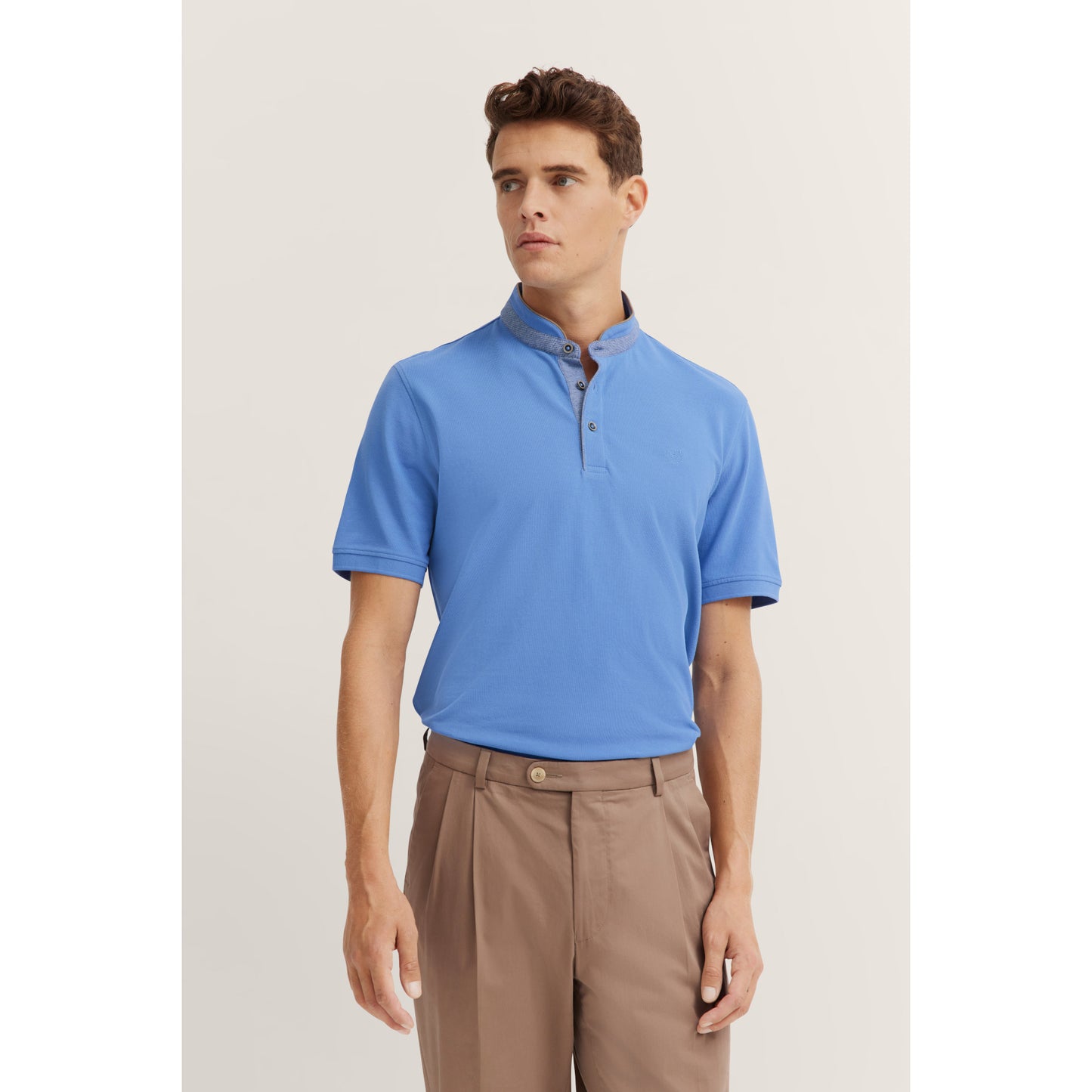 Bugatti 8150 75003C 340 Blue Grey Polo Shirt