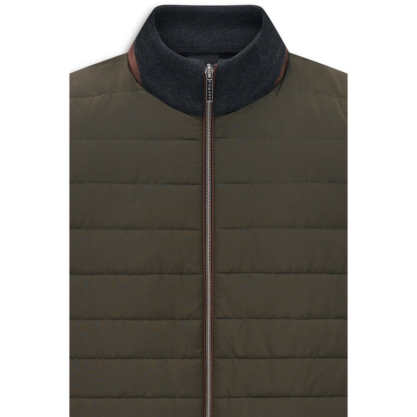 Bugatti 8800 25051F 180 Olive Waistcoat Knitted