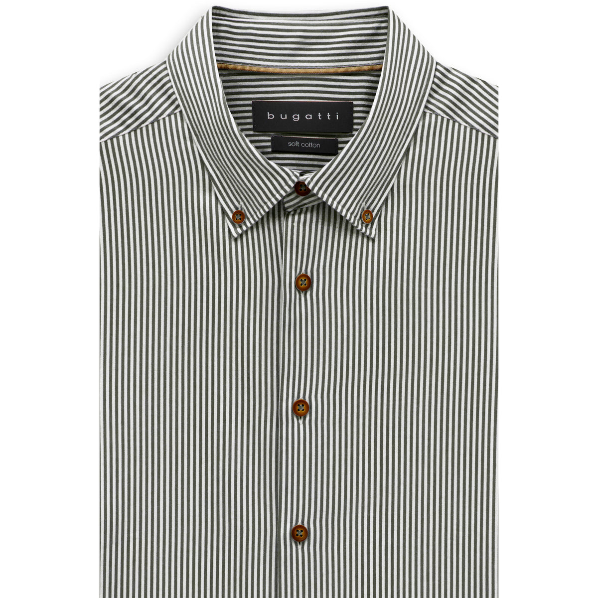Bugatti 9350 28507F 180 Olive Casual Shirt