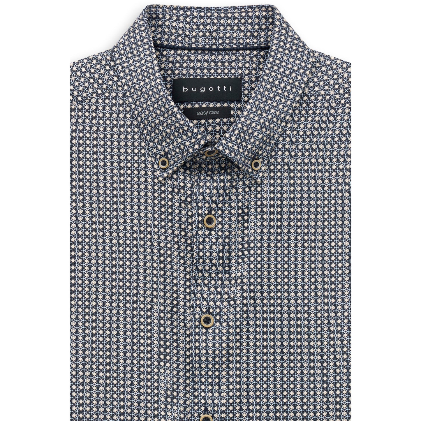 Bugatti 9350 28508F 390 Navy Blue Casual Shirt