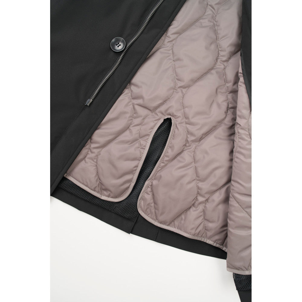 Bugatti 939911 99010 290 Black Poplin Coat