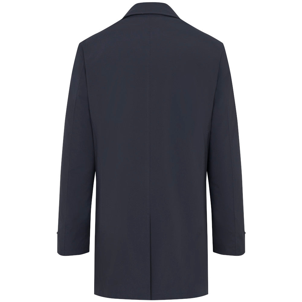 Bugatti 939911 99010 390 Navy Blue Poplin Coat