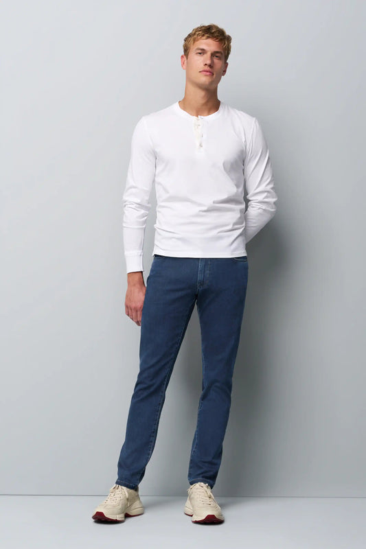 M5 By Meyer 6283 19 Blue Slim Jeans