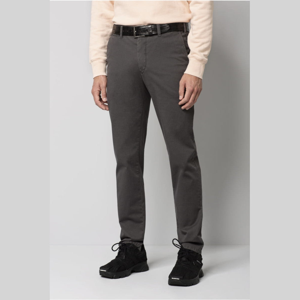 M5 By Meyer 6001 08 Charcoal Casual Cotton Chinos