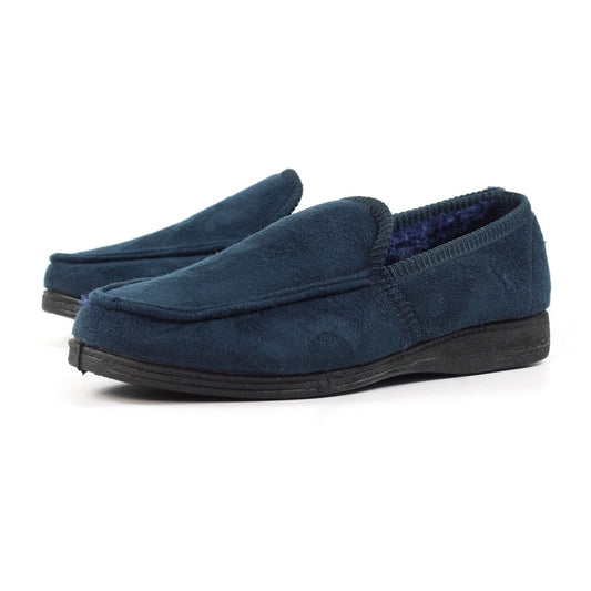 Lazy Dogz Eden Navy Slipper