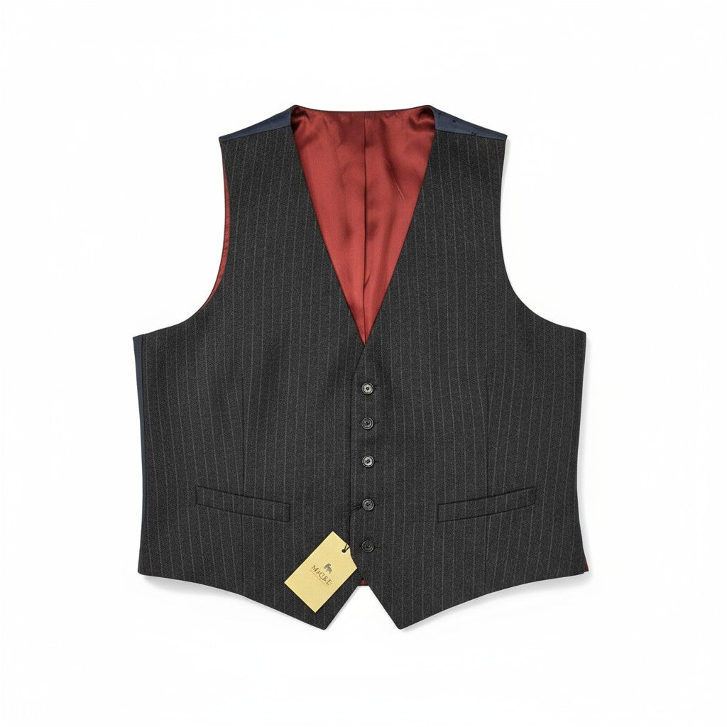 Magee 43588 Blue Stripe Waistcoat