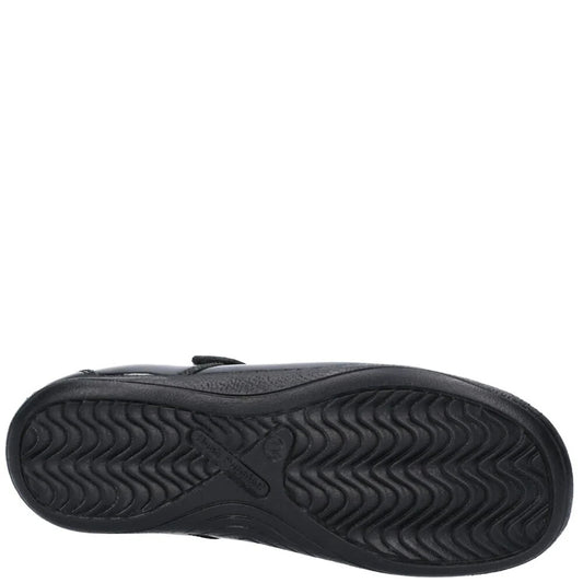 Hush Puppies Jessica Black Patent School Footwear