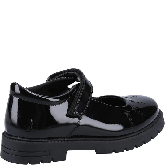 Hush Puppies Sabrina Black Patent School Footwear