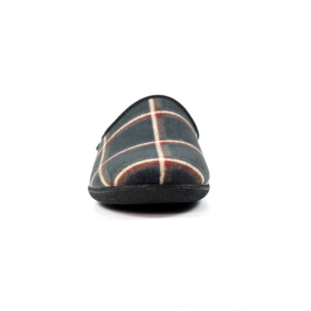 Lazy Dogz Checkmate Black Slipper