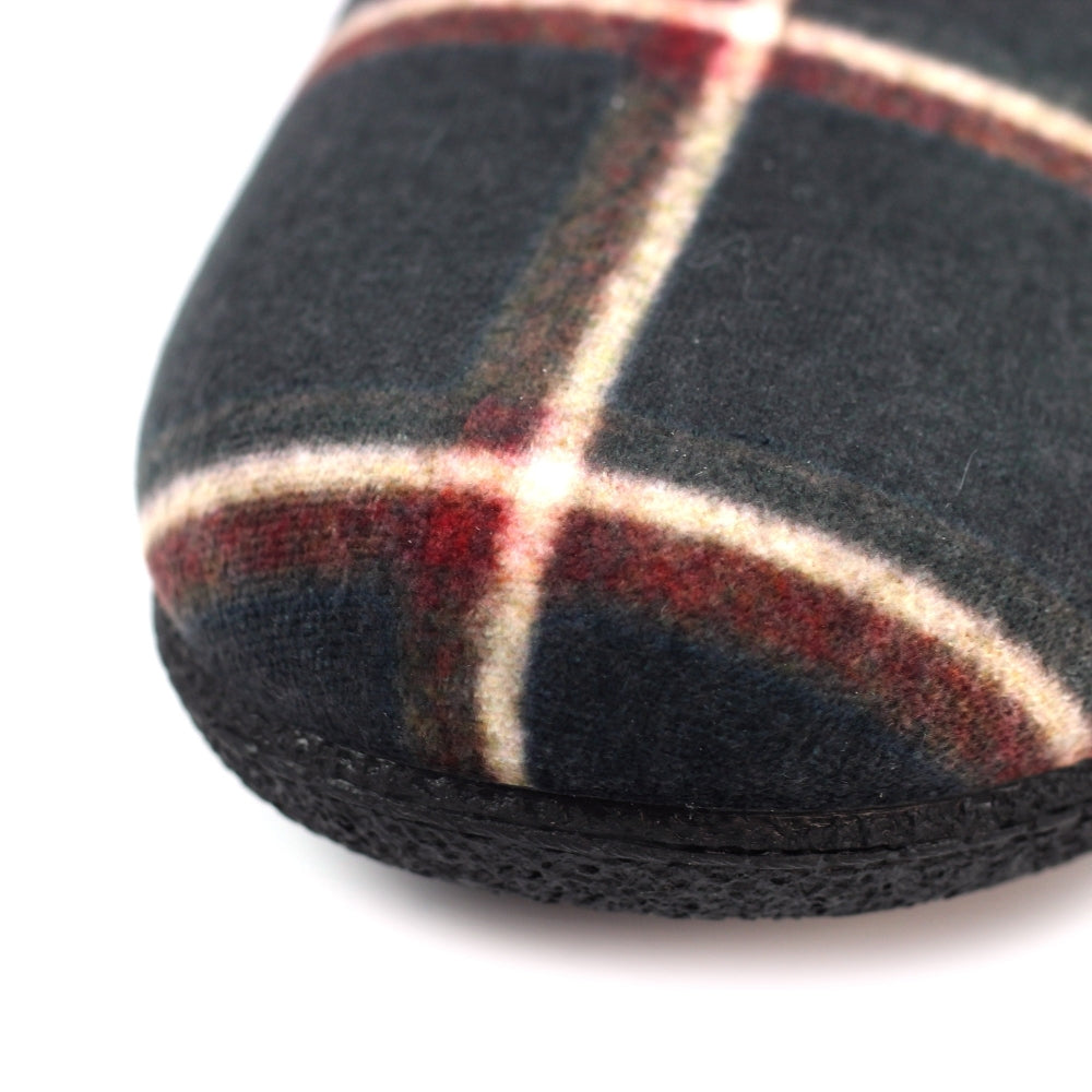 Lazy Dogz Checkmate Black Slipper