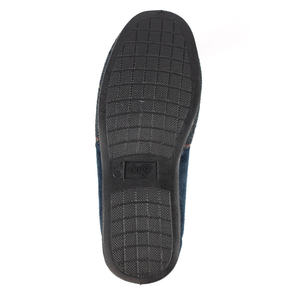 Lazy Dogz Harrison Navy Slippers