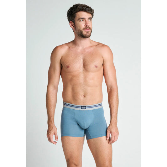 Jockey Cotton Blue Mix Stretch Boxer 3 Pack