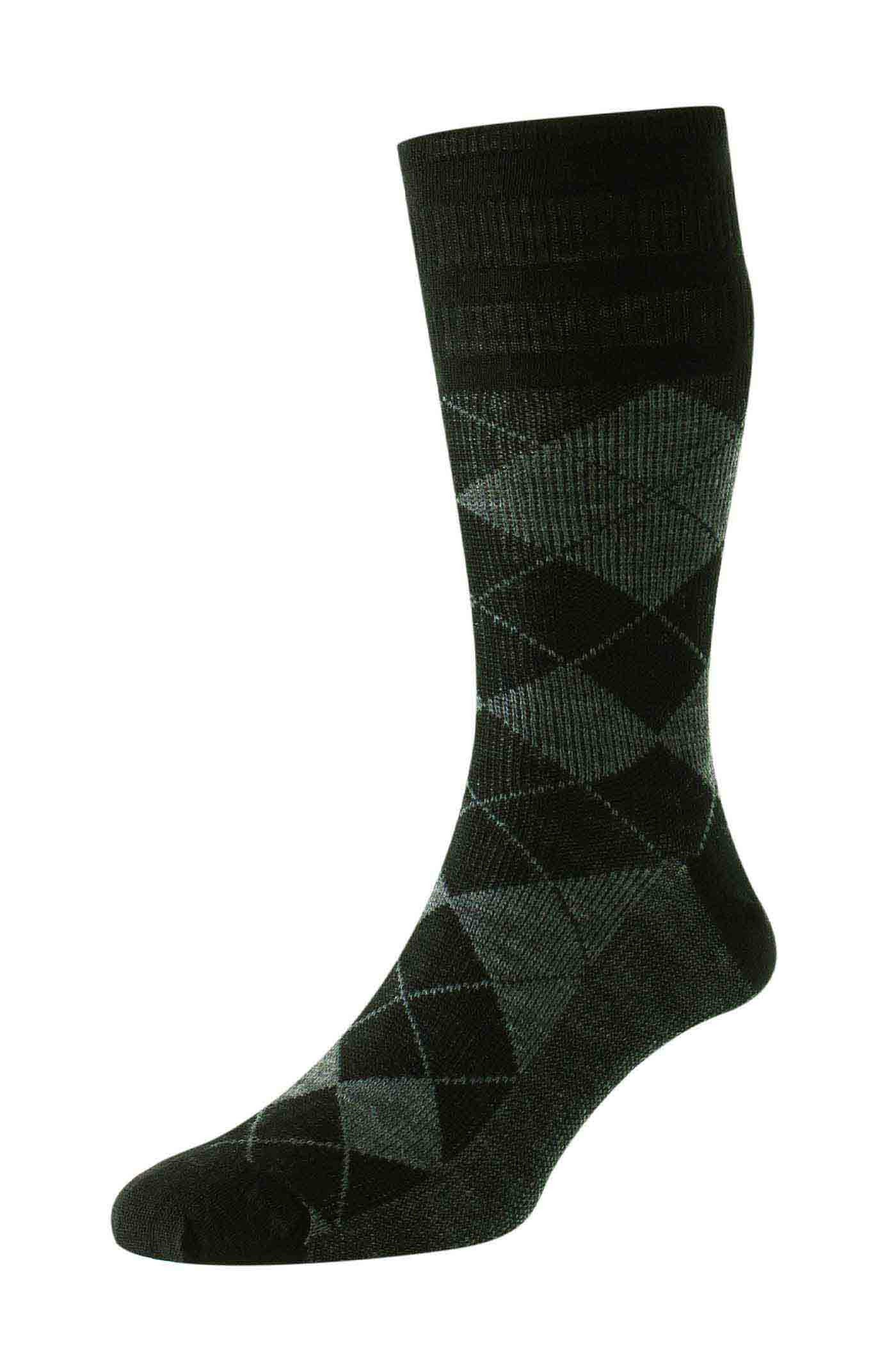 HJ Hall HJ96 Black/Grey Argyle Softop