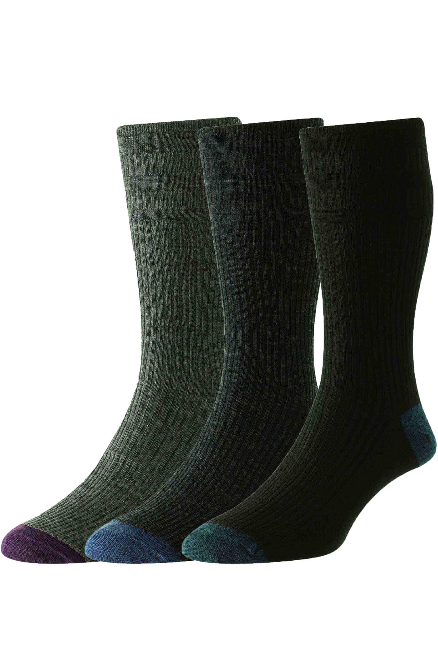 HJ Hall HJ970 Grey 3 Pair Pack Softop