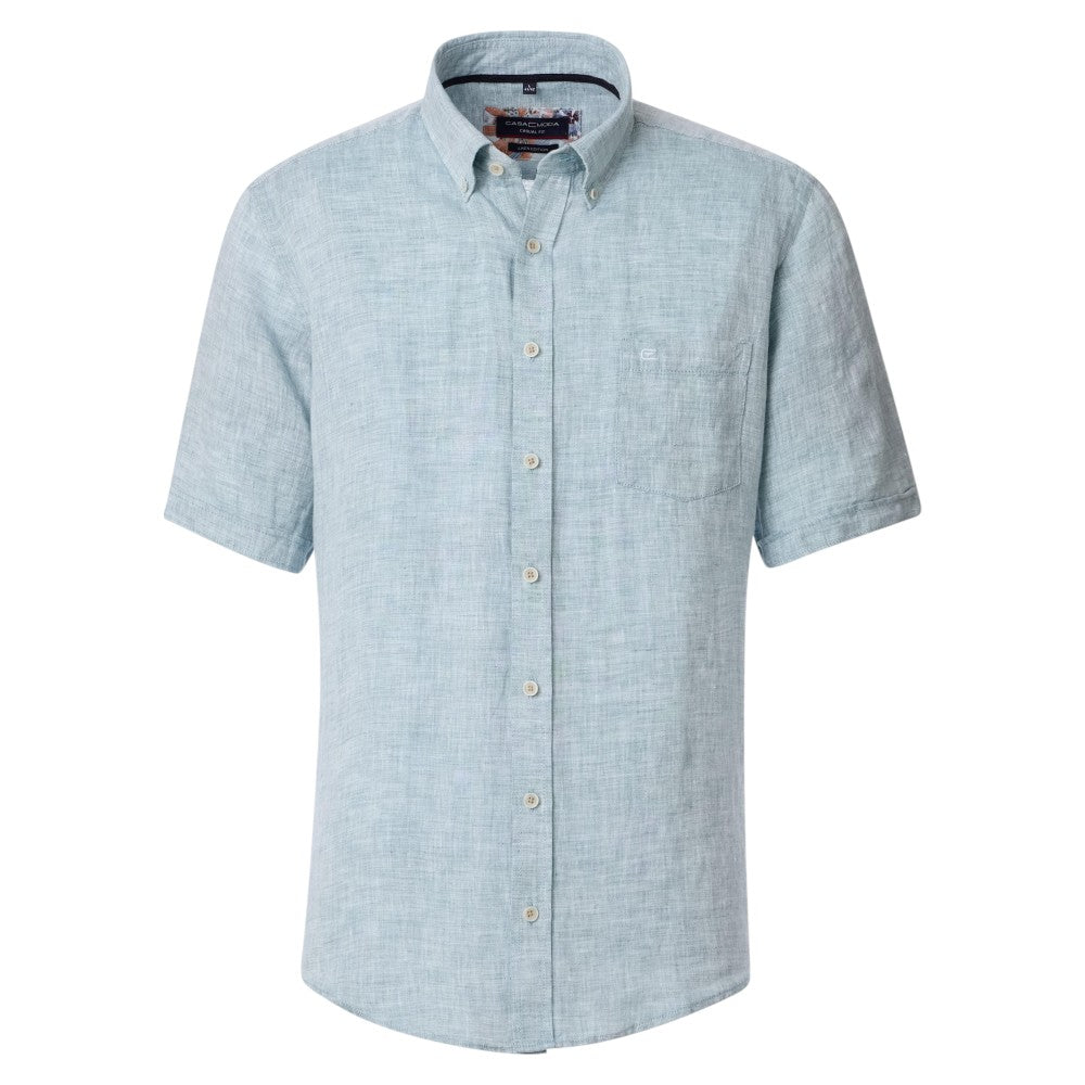Casa Moda 954404400 150 Petrol Casual Shirt