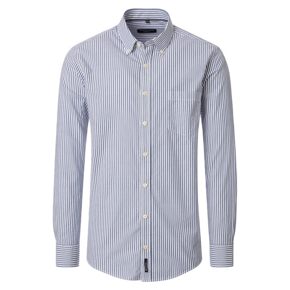 Casa Moda 454487700 100 Blue Casual Shirt