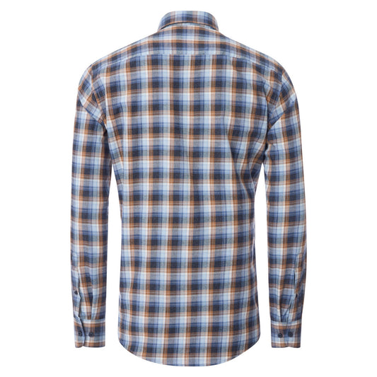 Casa Moda 444307400 101 Blue Casual Shirt