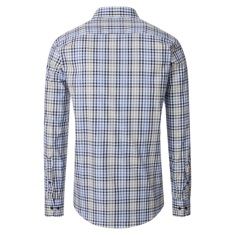 Casa Moda 454484700 100 Blue Casual Shirt
