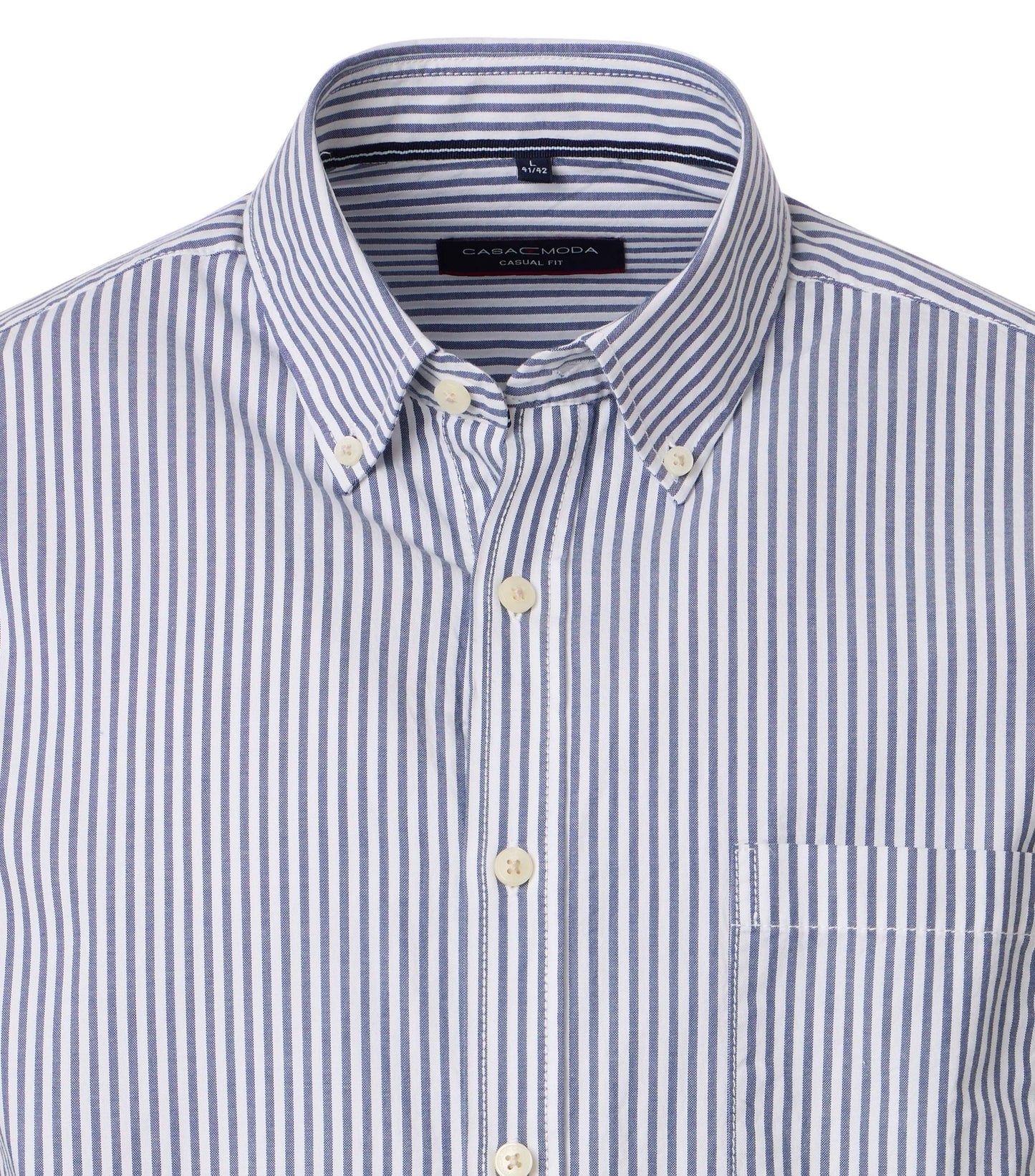 Casa Moda 454487700 100 Blue Casual Shirt