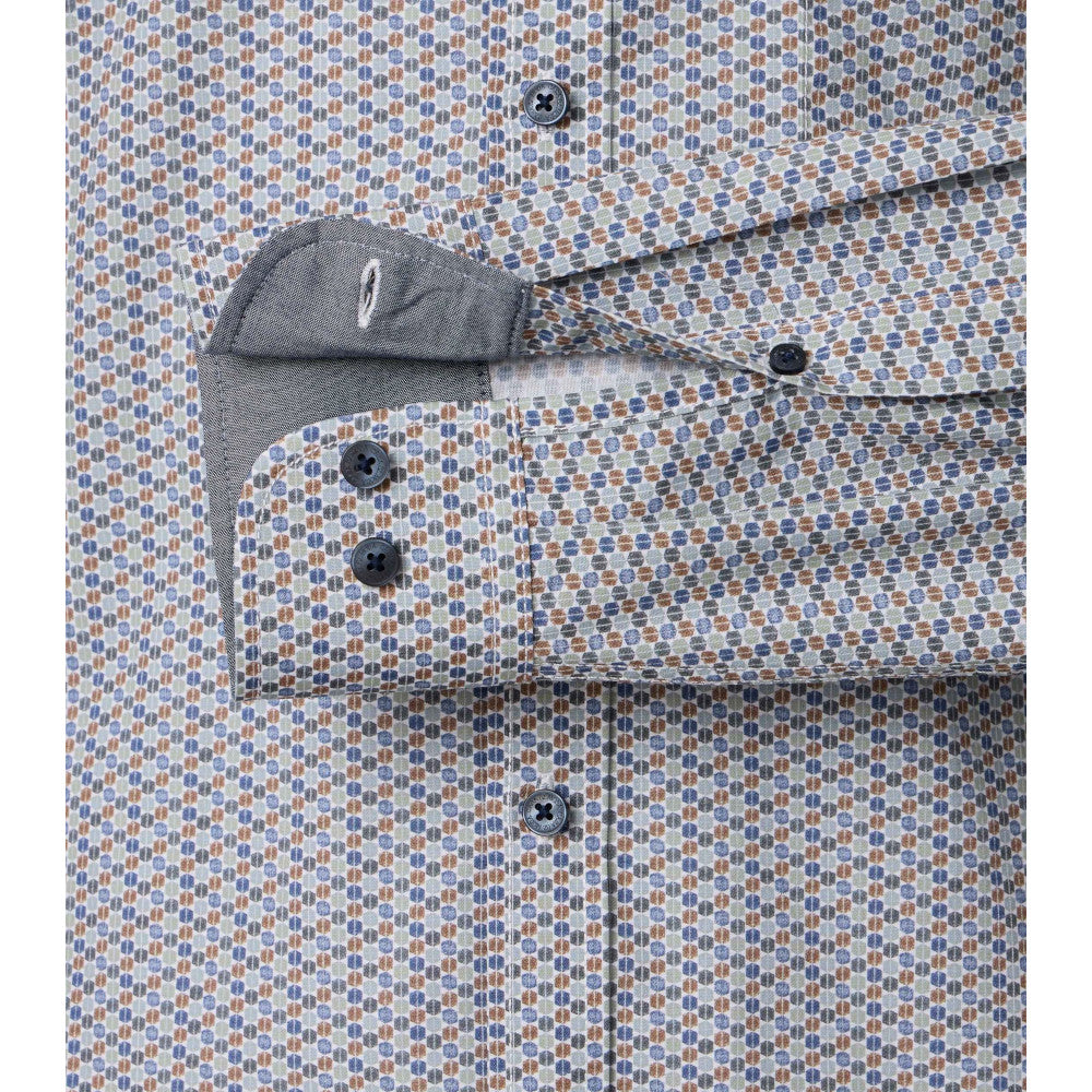 Casa Moda 454487800 300 Green Casual Shirt