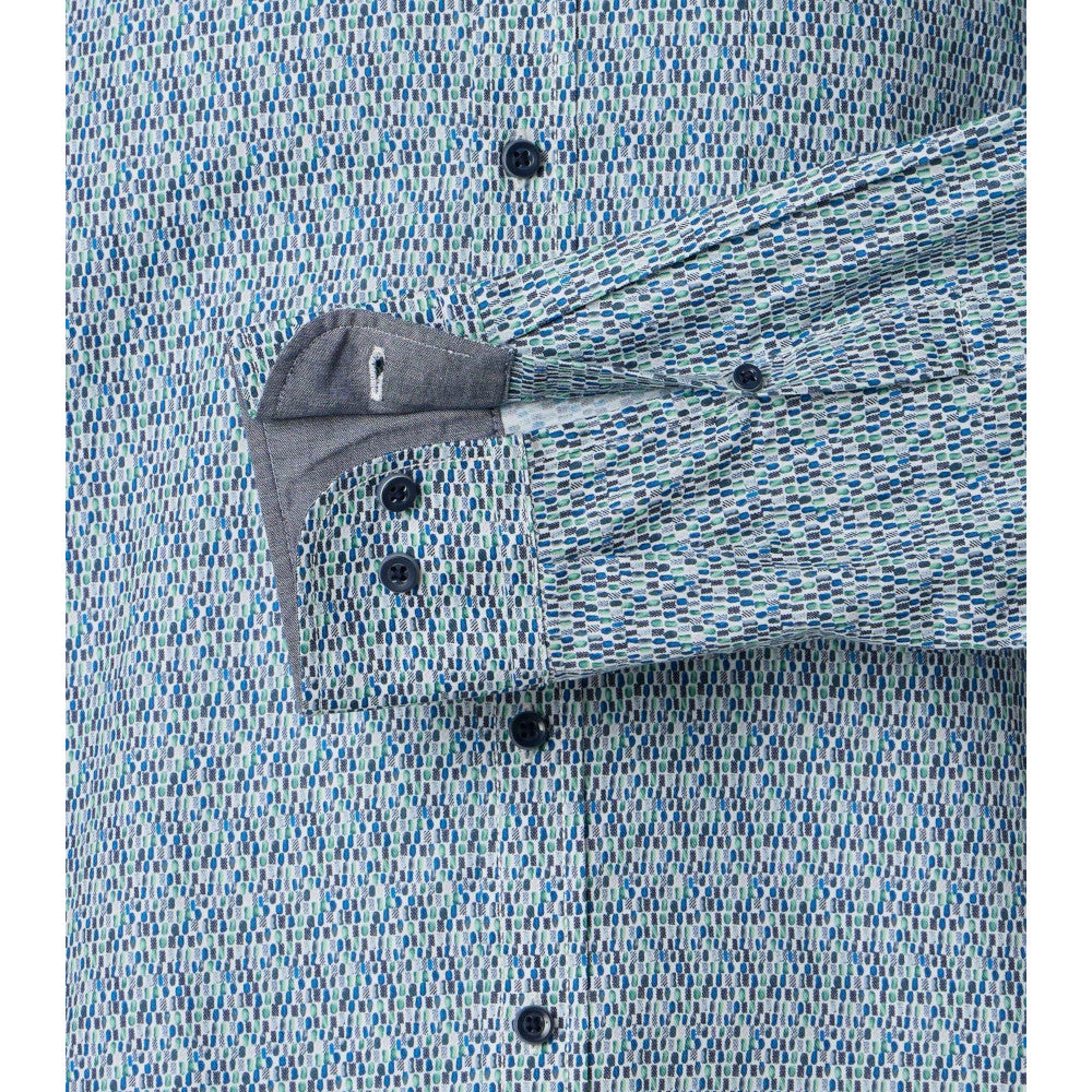 Casa Moda 126132490 100 Blue Casual shirt