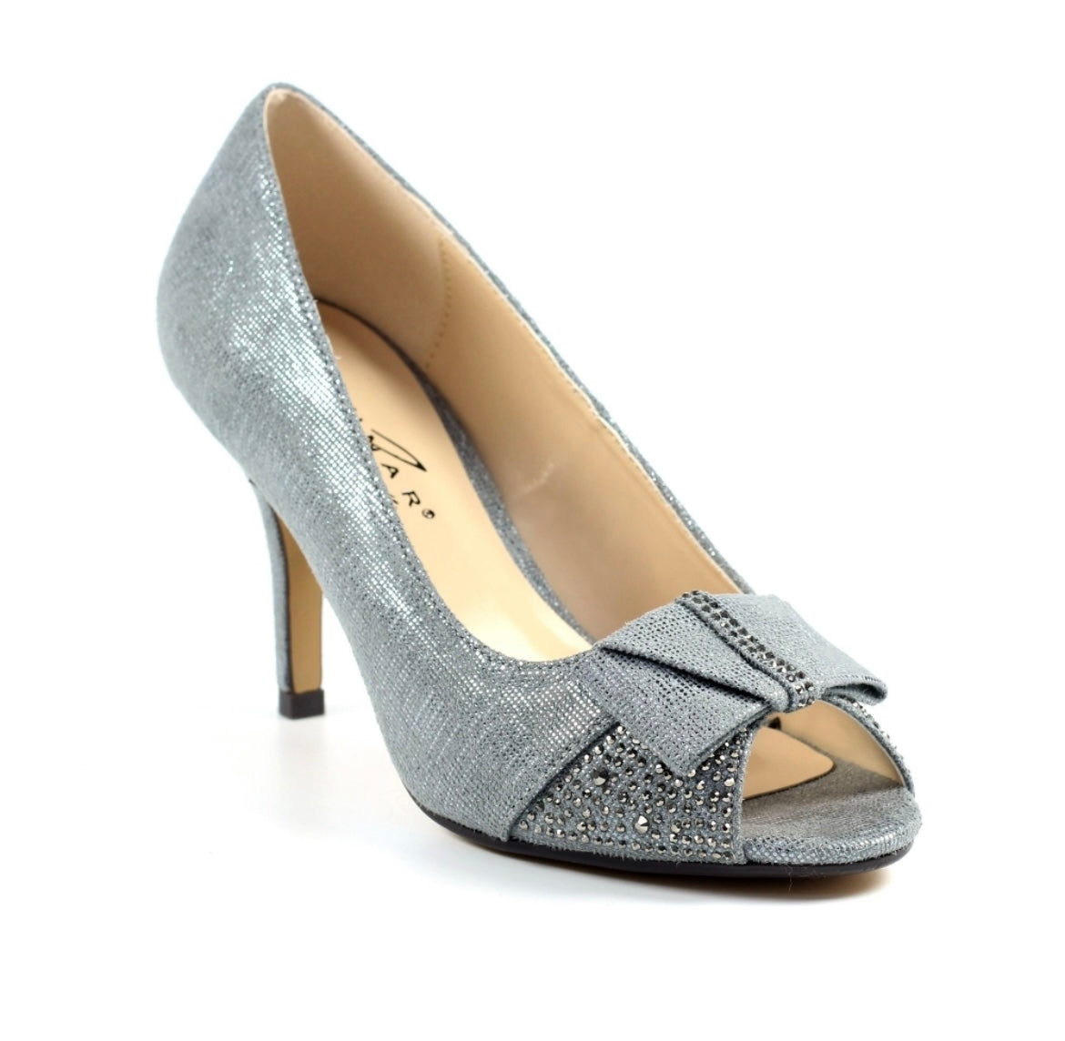 Lunar Mira FLR048 Pewter Dress Shoes