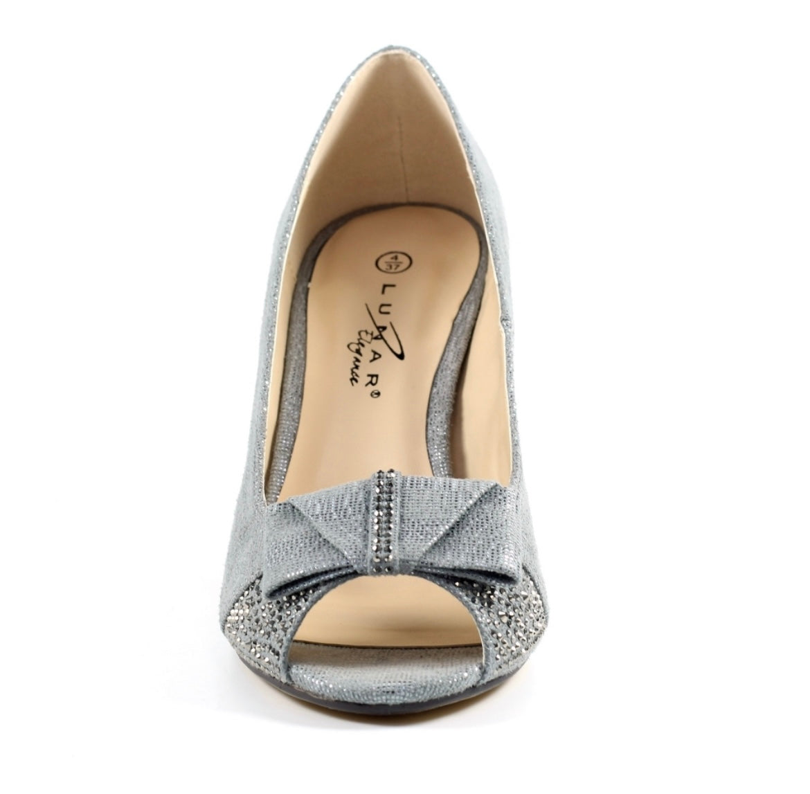 Lunar Mira FLR048 Pewter Dress Shoes