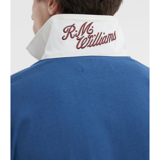 RM Williams Heritage Panel Mid Blue Rugby