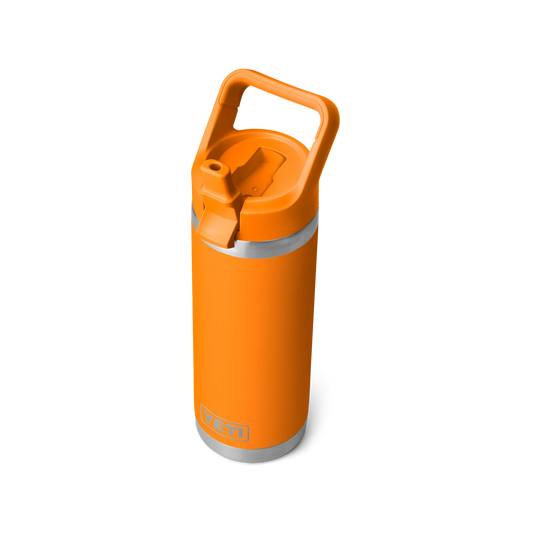 YETI Rambler 18 oz Bottle with Colour Straw Cap King Crab