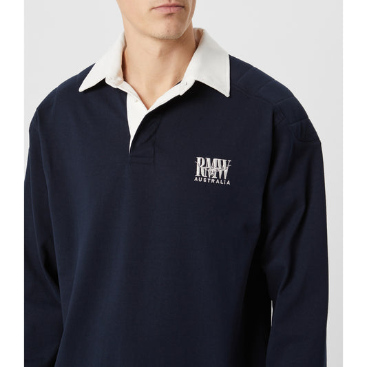 RM Williams Classic RMW Navy Rugby Top