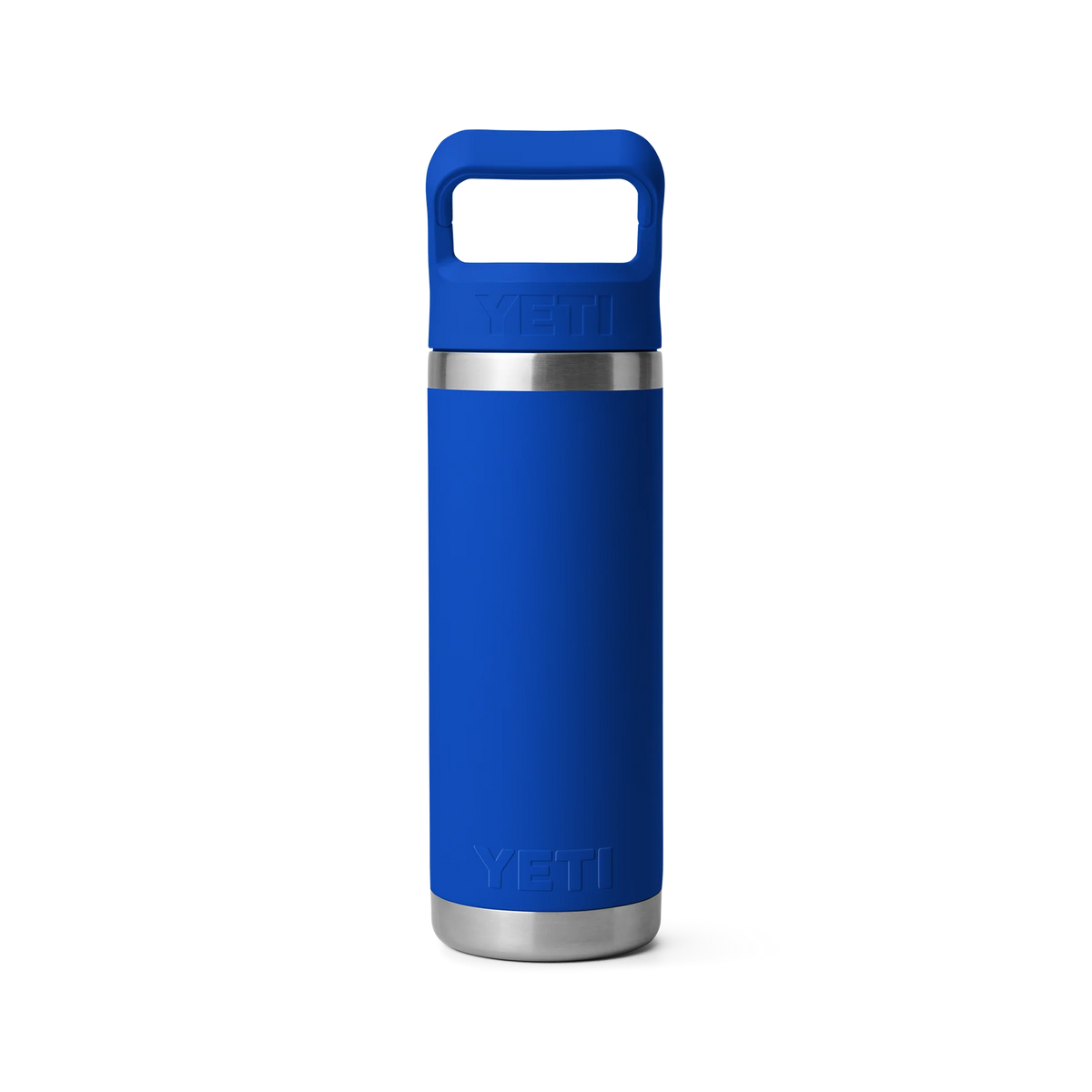 YETI Rambler 18 oz Bottle with Colour Straw Cap Royal Blue