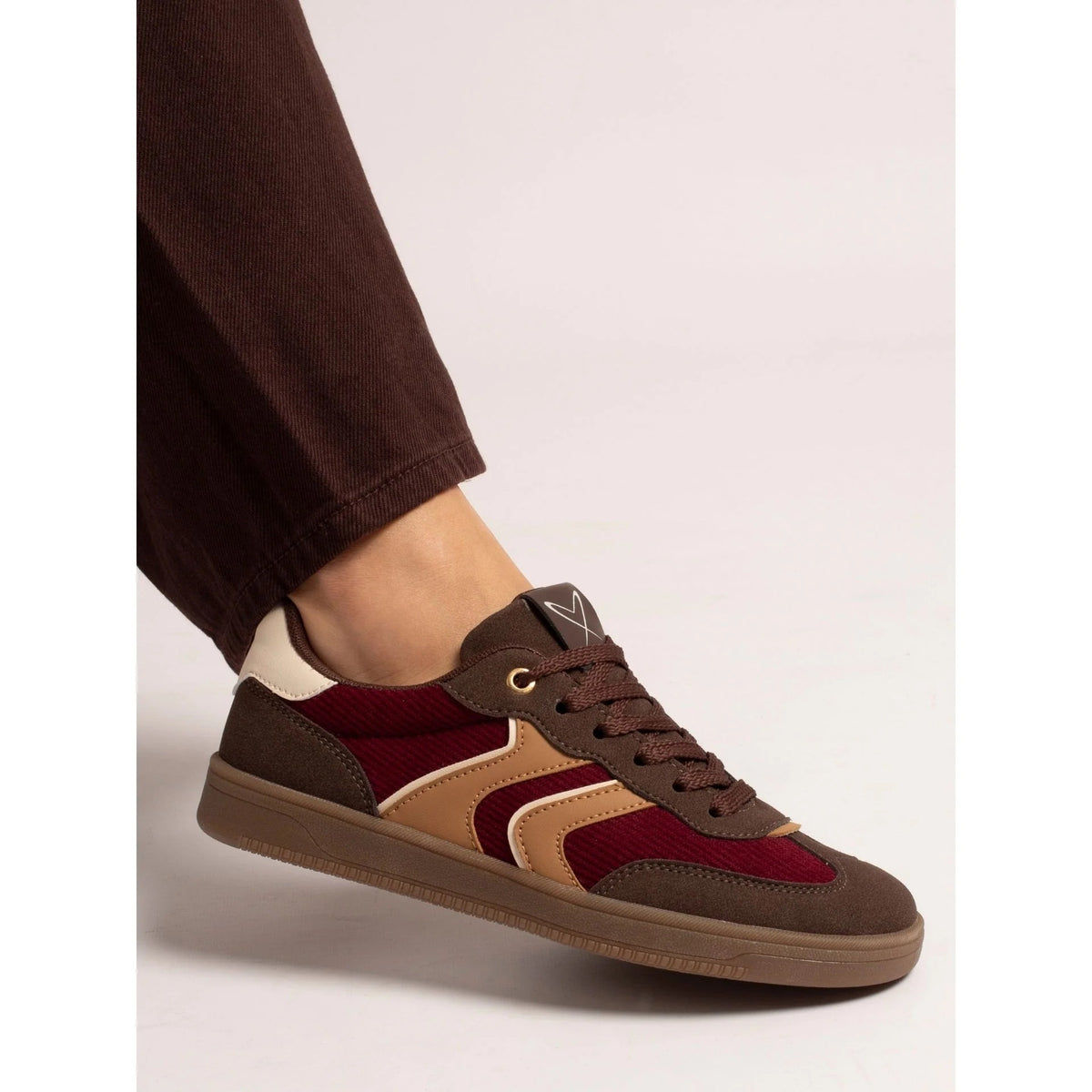 Lunar Jersey Brown Trainer Brown