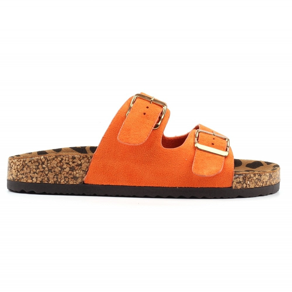 Lunar Pecan Orange Sandals