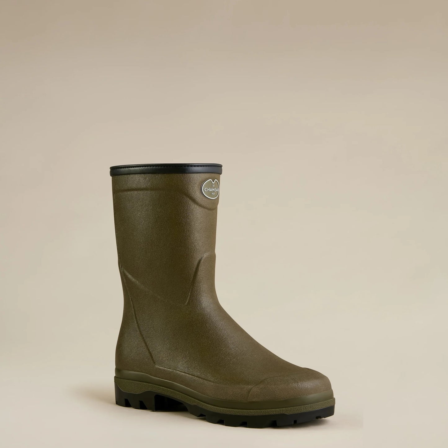 Le Chameau Country Cross Neoprene Chameau Green Wellington Boots