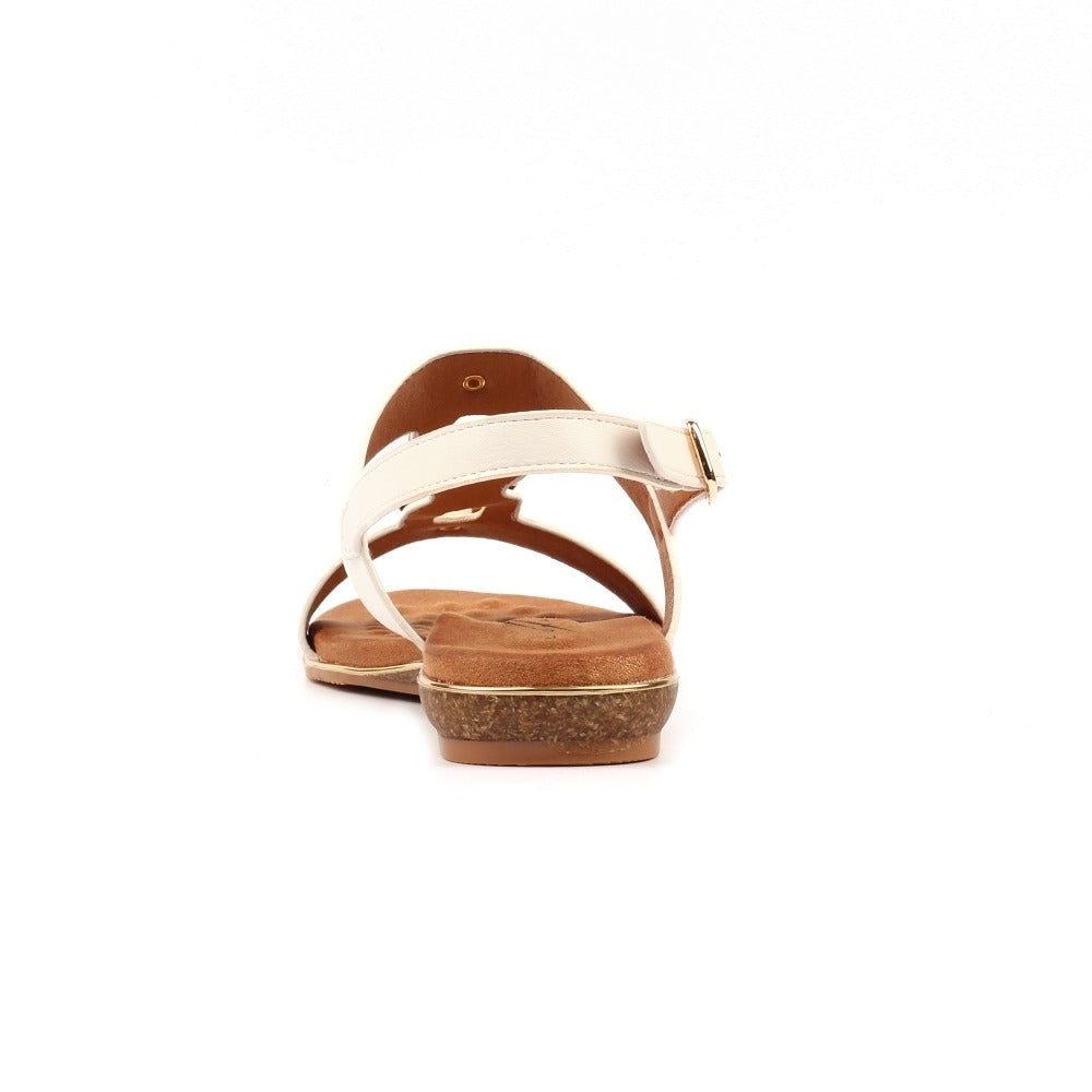 Lunar Darcy White Sandals