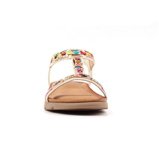 Lunar Drift White Sandals