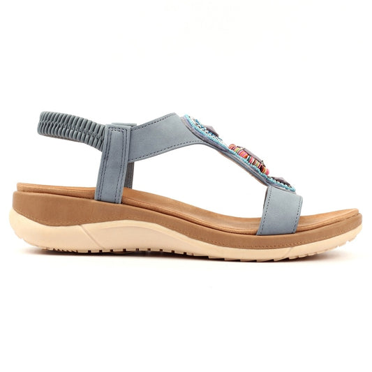 Lunar Kay Blue Sandals