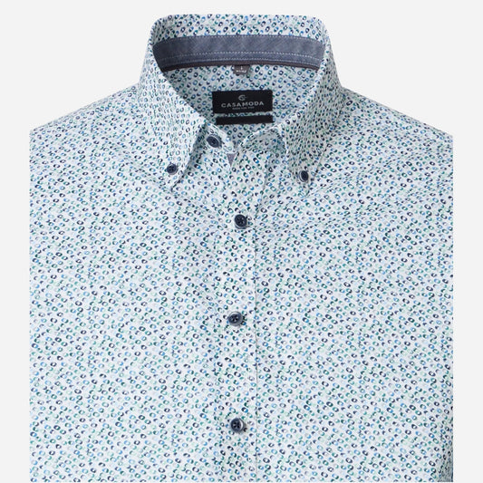 Casa Moda 126132000 150 Petrol Casual Shirt