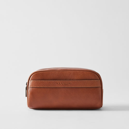 RM Williams Farrier Tan Toiletry Bag