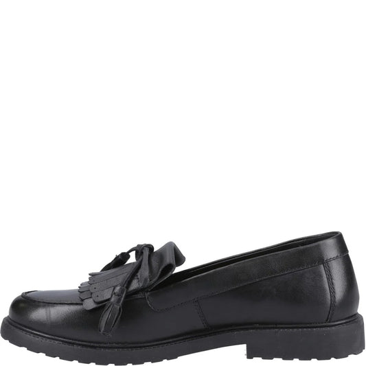 Hush Puppies Verity Kiltie Black Loafer
