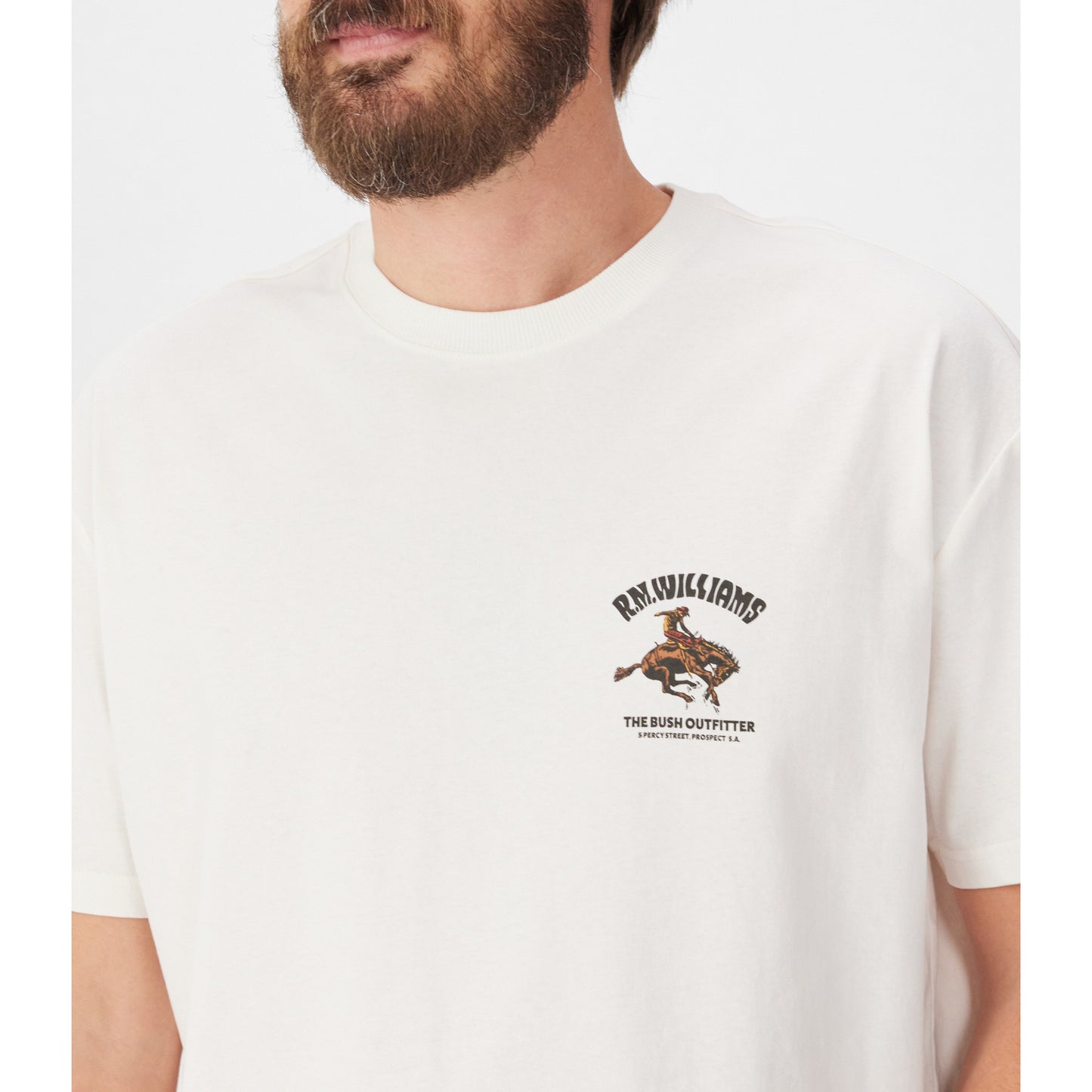 RM Williams Cloudbuster White T-Shirt